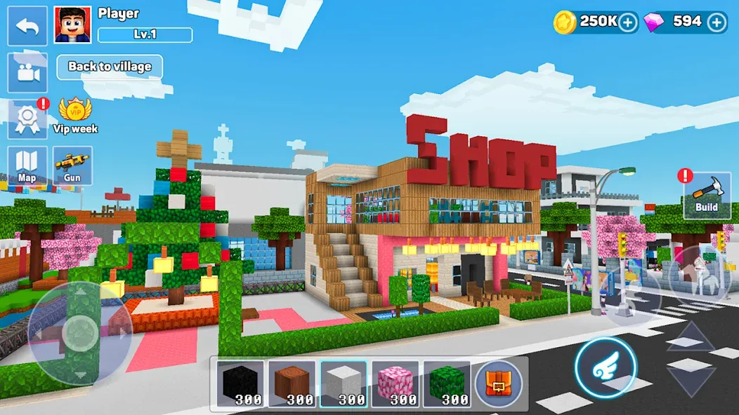 MiniCraft Village (МиниКрафт Деревня) [МОД: Меню, Бесконечные монеты и Открытые уровни] Screenshot 1