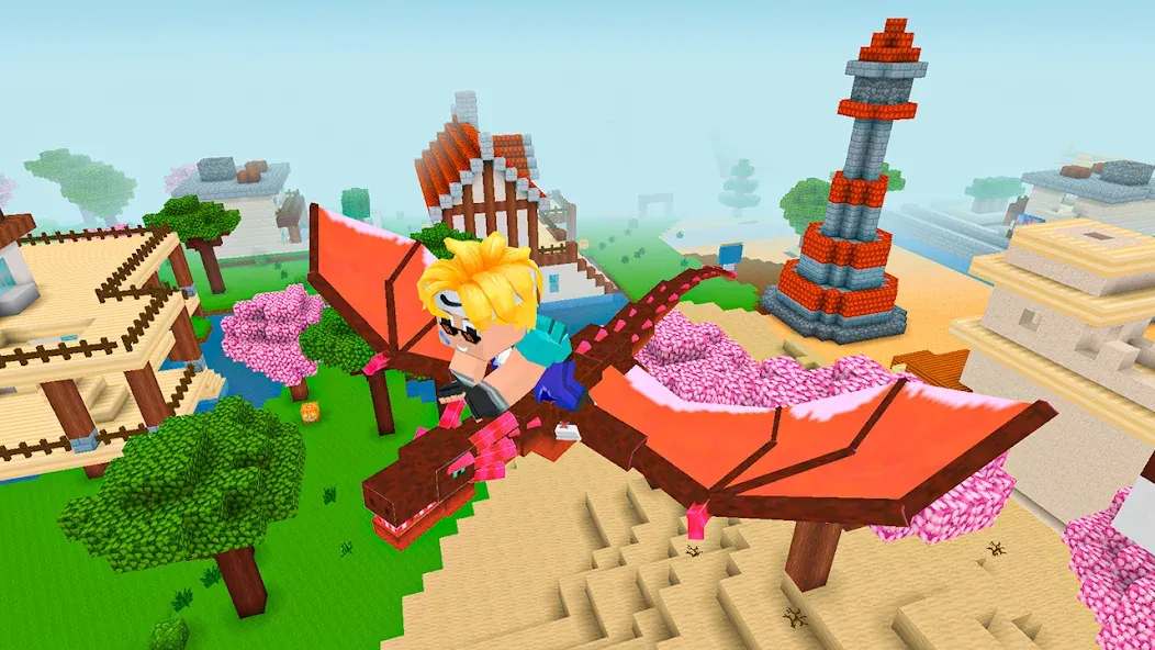 MiniCraft Village (МиниКрафт Деревня) [МОД: Меню, Бесконечные монеты и Открытые уровни] Screenshot 2