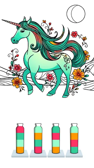 Sort Paint: Water Sort Puzzle (Сорт Пэйнт) [МОД: Меню, Бесконечные монеты и Открытые уровни] Screenshot 4