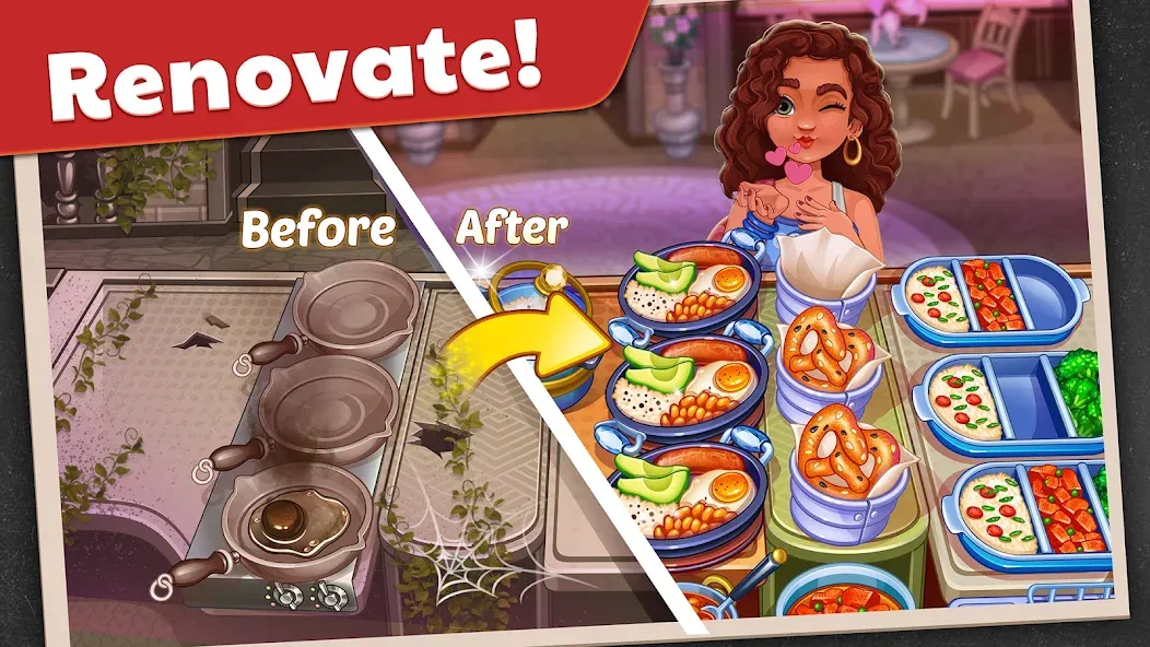 American Cooking Star Games (Американская звезда кулинарии) [МОД: Все открыто, Дополнительные деньги и Меню MOD] Screenshot 2