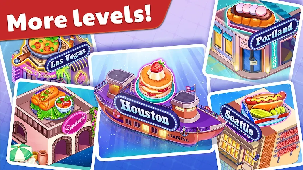 American Cooking Star Games (Американская звезда кулинарии) [МОД: Все открыто, Дополнительные деньги и Меню MOD] Screenshot 4