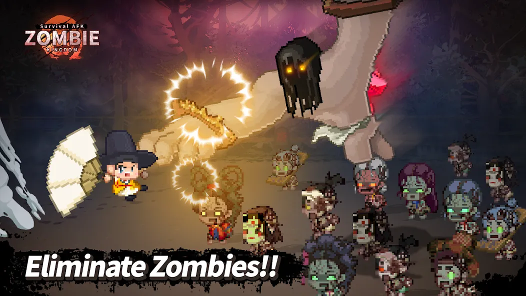 ZOMBIE Kingdom : Idle RPG (ЗОМБИ Кингдом) [МОД: Много монет, Открытые уровни и Мега MOD] Screenshot 5