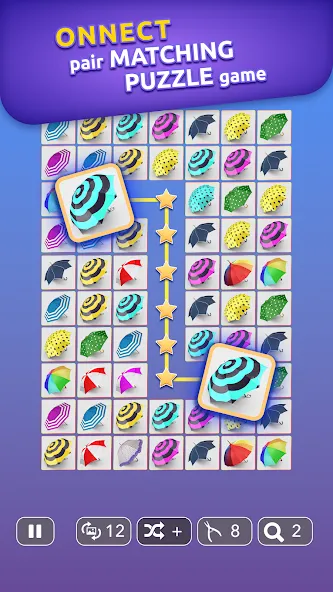 Onnect - Pair Matching Puzzle (Оннект) [МОД: Много денег, Монет и Все открыто] Screenshot 3