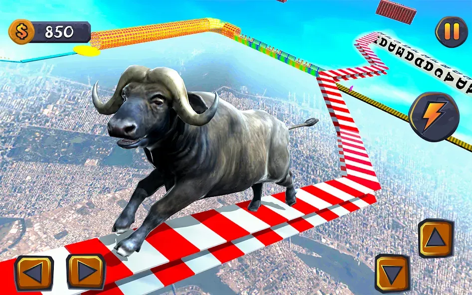Epic Cow Ramp Rush Run Game [МОД: Бесконечные деньги, Монеты и Мега MOD] Screenshot 4