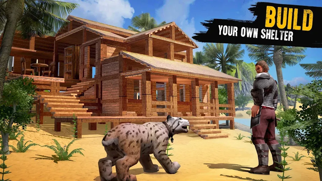 Jurassic Survival Island (Джурастик Сурвайвал Айленд) [МОД: Деньги, Монеты и Меню MOD] Screenshot 3