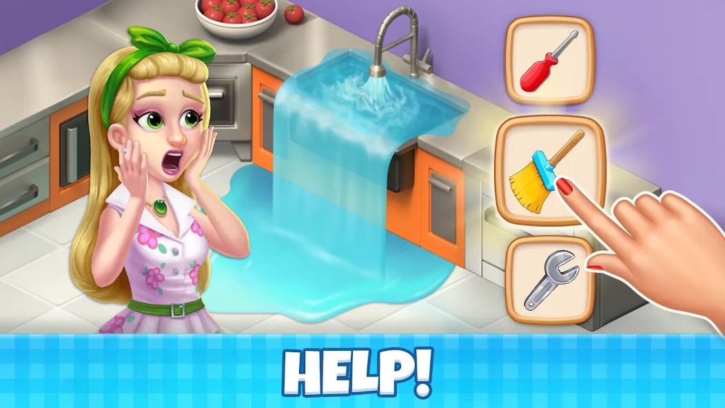 Manor Cafe - Match 3 Puzzle (Манор Кафе) [МОД: Бесконечные деньги, Монеты и Мега MOD] Screenshot 3