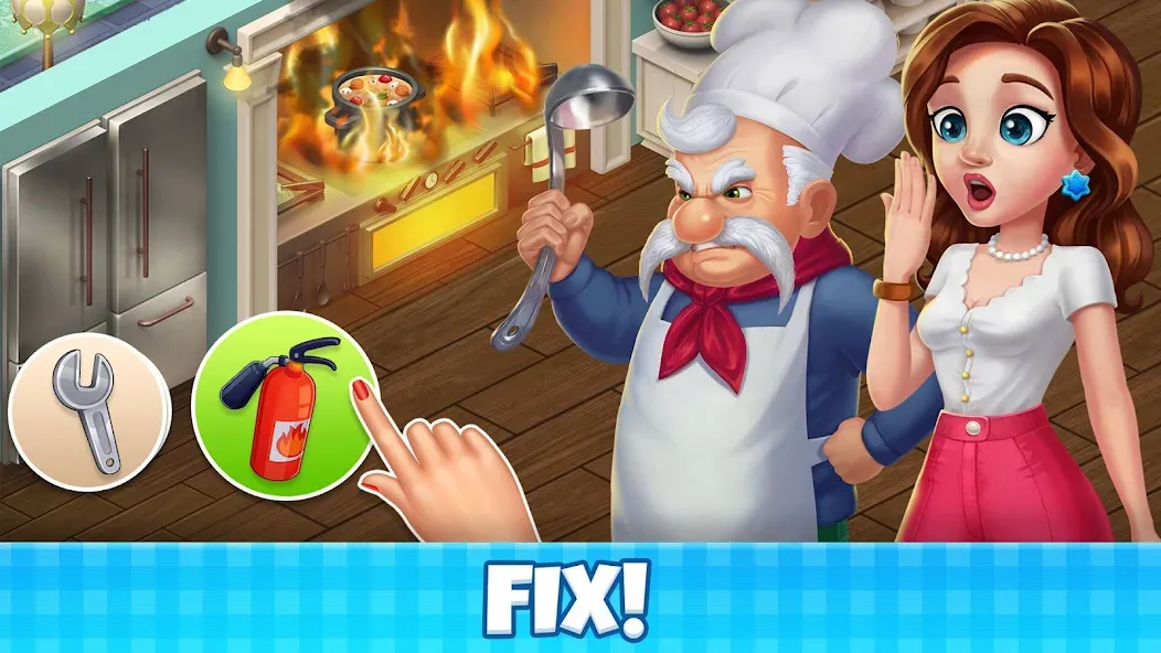 Manor Cafe - Match 3 Puzzle (Манор Кафе) [МОД: Бесконечные деньги, Монеты и Мега MOD] Screenshot 5