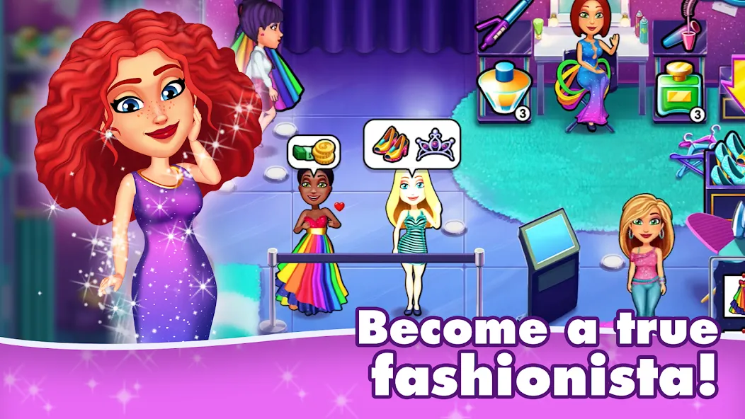 Fabulous 5: Fashion & Dress-up (Фэбюлс) [МОД: Деньги, Монеты и Меню MOD] Screenshot 3