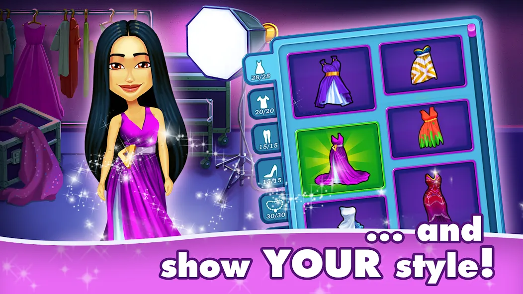 Fabulous 5: Fashion & Dress-up (Фэбюлс) [МОД: Деньги, Монеты и Меню MOD] Screenshot 4