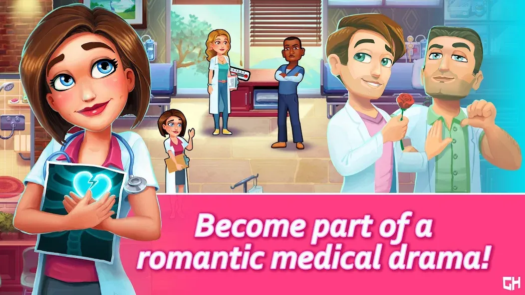 Heart's Medicine: Time to Heal [МОД: Много денег, Монет и Все открыто] Screenshot 1