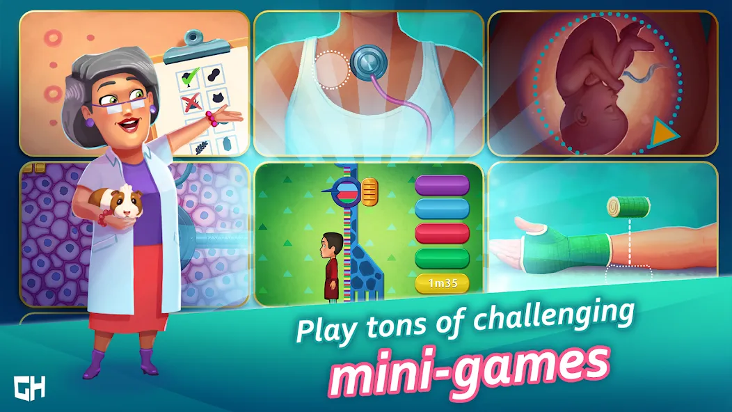 Heart's Medicine Hospital Heat [МОД: Много монет, Открытые уровни и Мега MOD] Screenshot 3
