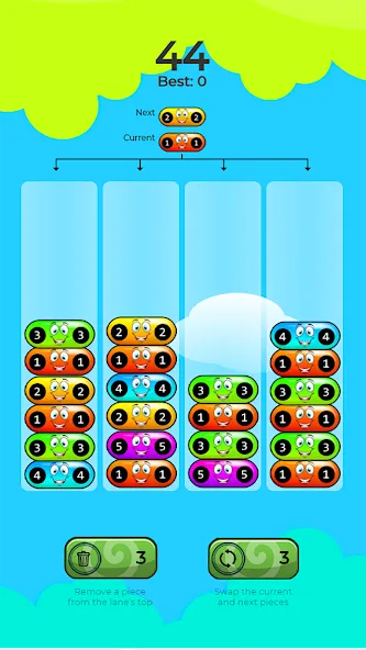 3D Number Block Puzzle Game (Намбер Мерджер) [МОД: Меню, Бесконечные монеты и Открытые уровни] Screenshot 1