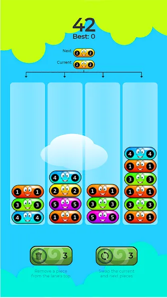 3D Number Block Puzzle Game (Намбер Мерджер) [МОД: Меню, Бесконечные монеты и Открытые уровни] Screenshot 2