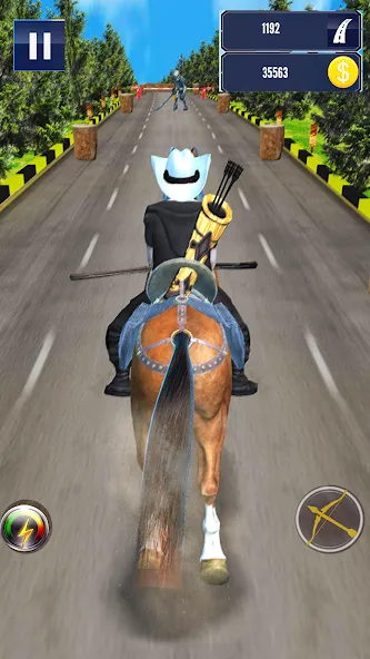 Cowboy Horse Run [МОД: Деньги, Монеты и Меню MOD] Screenshot 2