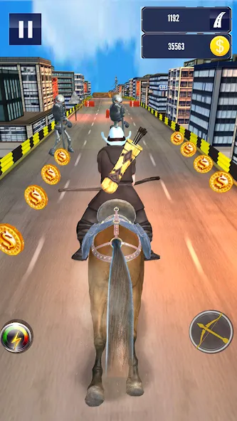Cowboy Horse Run [МОД: Деньги, Монеты и Меню MOD] Screenshot 5