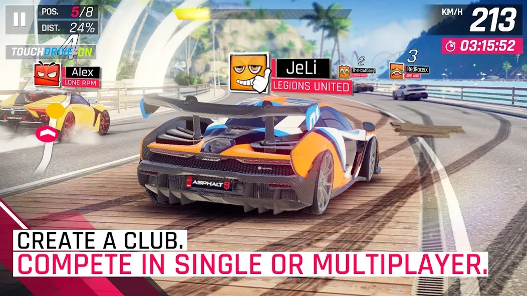 Asphalt 9: Legends (Асфальт 9) [МОД: Бесконечные деньги, Монеты и Мега MOD] Screenshot 4