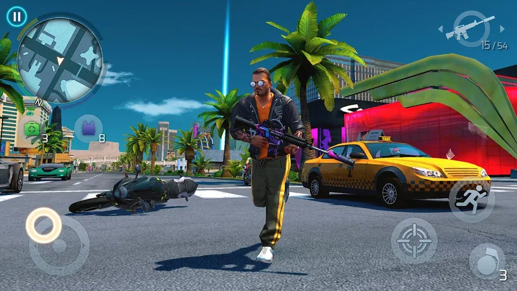 Gangstar Vegas: World of Crime (Гангстар Вегас) [МОД: Много денег, Монет и Все открыто] Screenshot 3