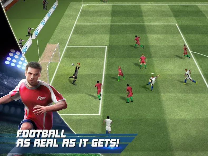Real Football (Реал Футбол) [МОД: Бесконечные деньги, Монеты и Мега MOD] Screenshot 1