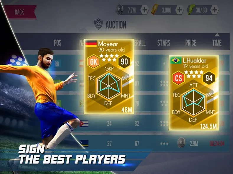Real Football (Реал Футбол) [МОД: Бесконечные деньги, Монеты и Мега MOD] Screenshot 3