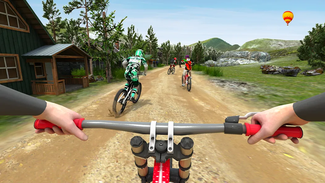 BMX Rider: Cycle Race Game [МОД: Меню, Бесконечные монеты и Открытые уровни] Screenshot 1
