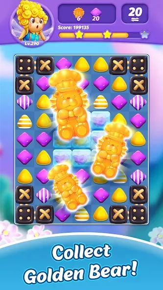 Candy Charming - Match 3 Games (энди Чарминг) [МОД: Много монет, Открытые уровни и Мега MOD] Screenshot 3