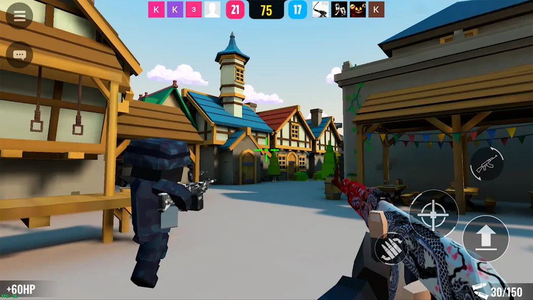 BLOCKFIELD — 5v5 PvP Shooter (БЛОКФИЛД) [МОД: Много денег, Монет и Все открыто] Screenshot 1
