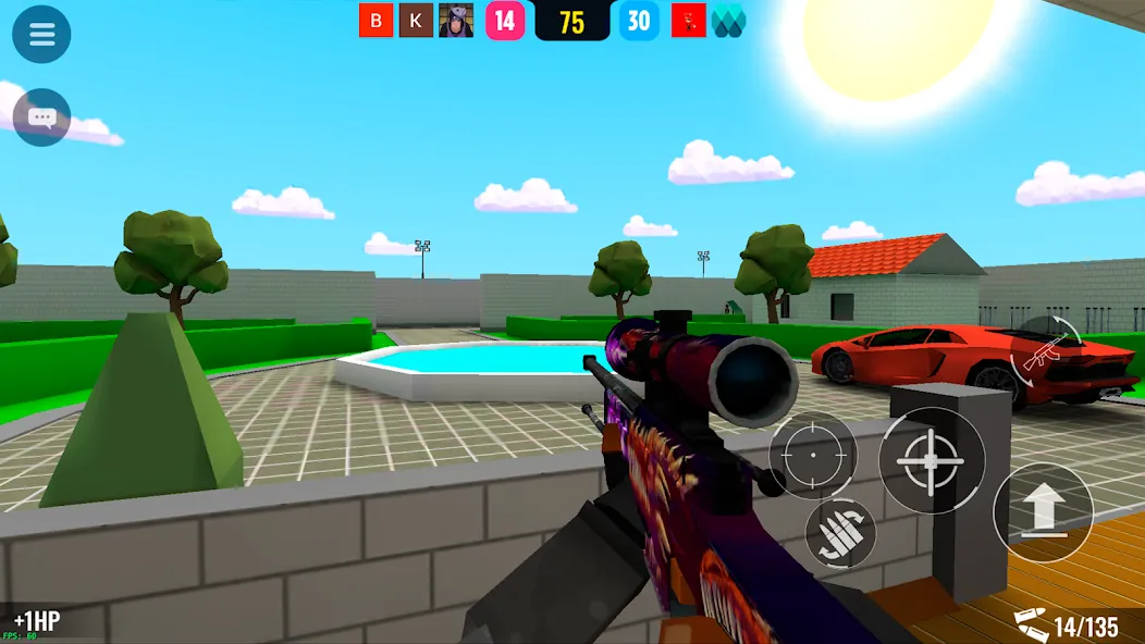 BLOCKFIELD — 5v5 PvP Shooter (БЛОКФИЛД) [МОД: Много денег, Монет и Все открыто] Screenshot 2