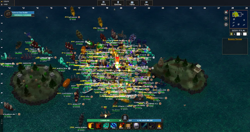 Battle of Sea: Pirate Fight (Битва на море) [МОД: Много монет, Открытые уровни и Мега MOD] Screenshot 3