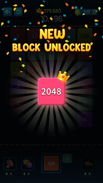 1M - Merge Number Block Puzzle [МОД: Деньги, Монеты и Меню MOD] Screenshot 5