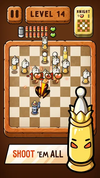 Bullet Chess: Board Shootout (Бюллет чесс) [МОД: Деньги, Монеты и Меню MOD] Screenshot 1