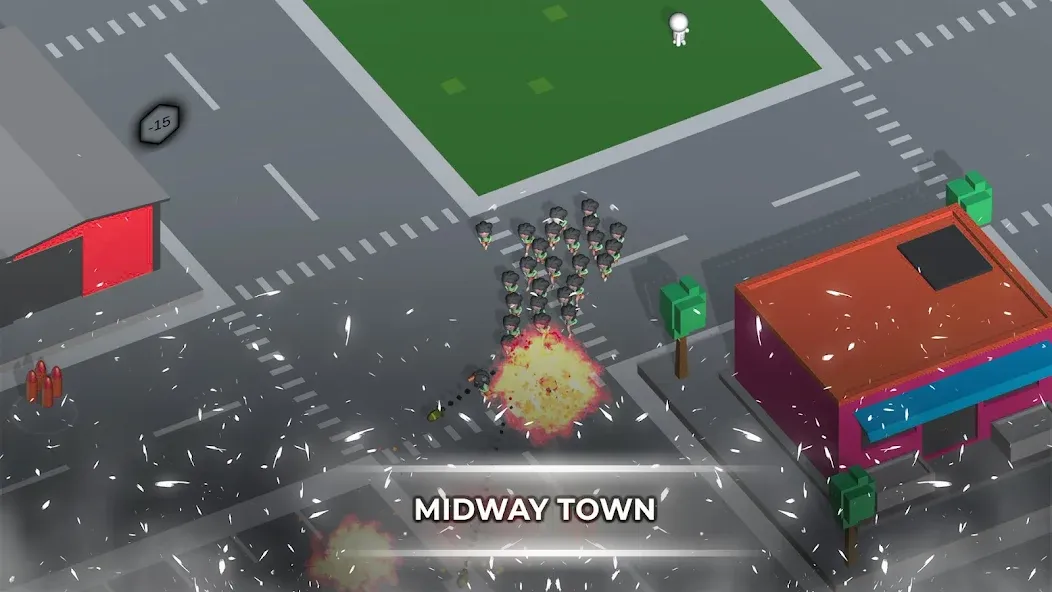 Crowd War - Action Game (Крауд Вар) [МОД: Много монет, Открытые уровни и Мега MOD] Screenshot 3