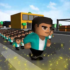 Скачать Crowd War - Action Game (Крауд Вар) [МОД: Много монет, Открытые уровни и Мега MOD] | Взлом Crowd War - Action Game на Андроид
