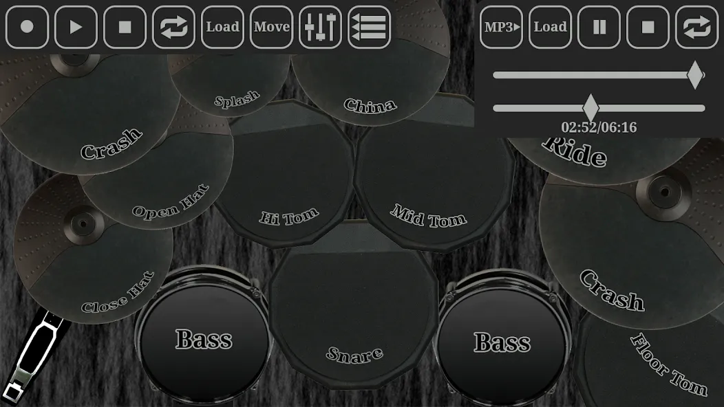Drum kit (Drums) free [МОД: Все открыто, Дополнительные деньги и Меню MOD] Screenshot 4