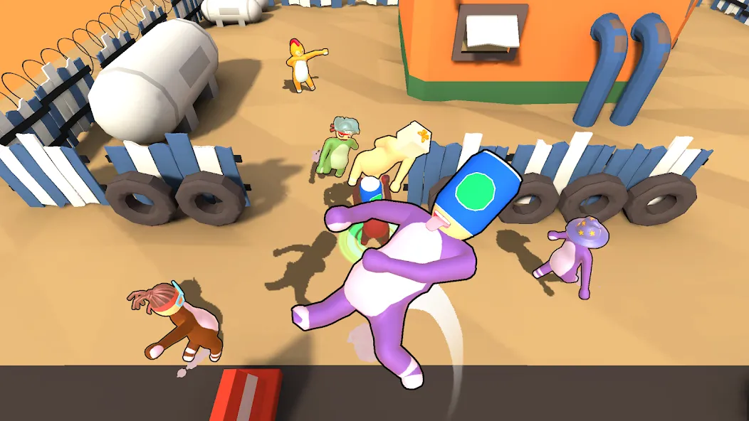 Noodleman Party: Fight Games (Нудлман Пати) [МОД: Бесконечные деньги, Монеты и Мега MOD] Screenshot 1