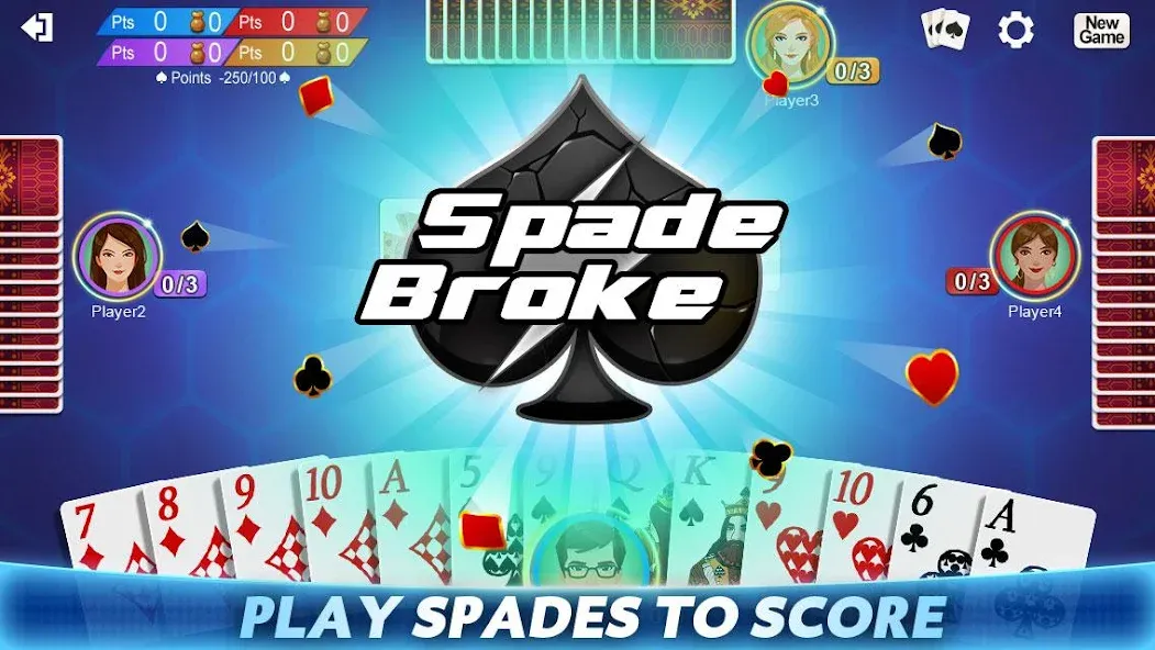 Spades (Спейдс) [МОД: Деньги, Монеты и Меню MOD] Screenshot 3