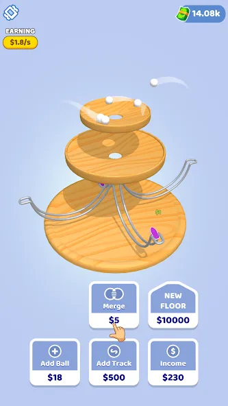 Spinning Balls (Спиннинг Болз) [МОД: Много монет, Открытые уровни и Мега MOD] Screenshot 2