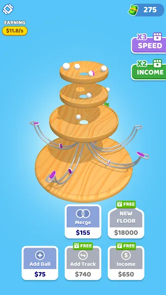 Spinning Balls (Спиннинг Болз) [МОД: Много монет, Открытые уровни и Мега MOD] Screenshot 5