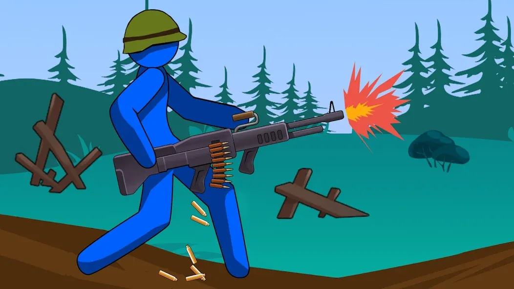 Stickman History Battle (Стикмен История Битва) [МОД: Бесконечные деньги, Монеты и Мега MOD] Screenshot 2