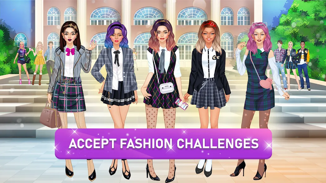 College Girls Team Makeover [МОД: Все открыто, Дополнительные деньги и Меню MOD] Screenshot 1
