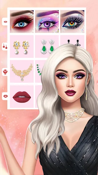 DIY Makeup: Beauty Makeup Game [МОД: Все открыто, Дополнительные деньги и Меню MOD] Screenshot 2