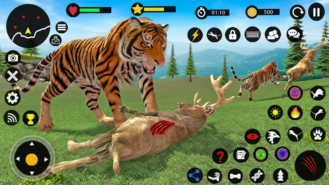 Tiger Games: Tiger Sim Offline [МОД: Деньги, Монеты и Меню MOD] Screenshot 1