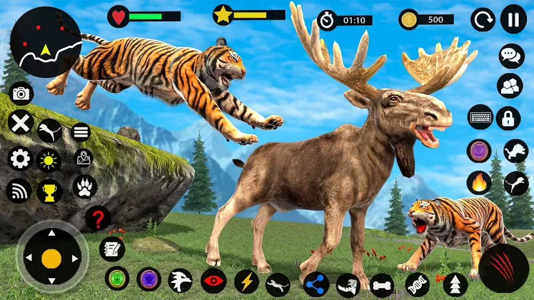 Tiger Games: Tiger Sim Offline [МОД: Деньги, Монеты и Меню MOD] Screenshot 2