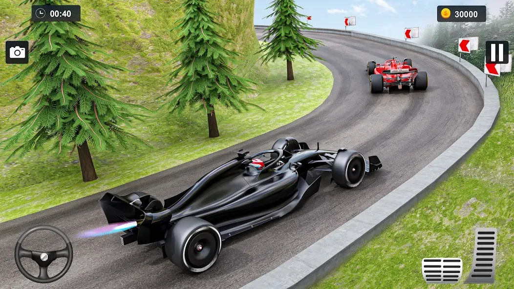 Formula Car Stunt - Car Games (Формула автомобиль трюк) [МОД: Меню, Бесконечные монеты и Открытые уровни] Screenshot 1