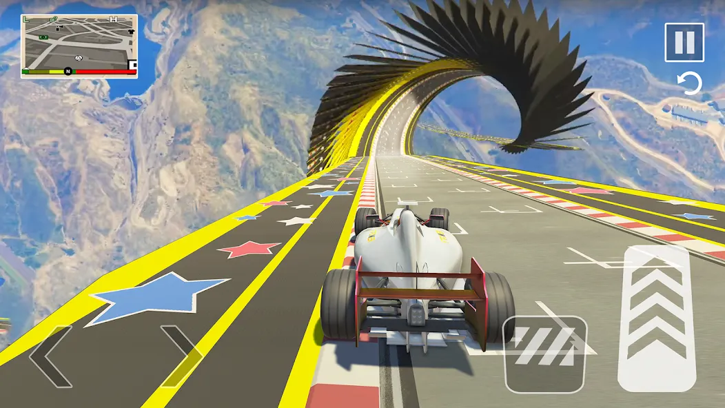 Formula Car Stunt - Car Games (Формула автомобиль трюк) [МОД: Меню, Бесконечные монеты и Открытые уровни] Screenshot 5