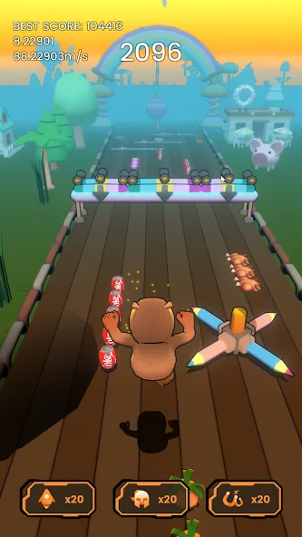 Hippo Dash (Хиппо Дэш) [МОД: Все открыто, Дополнительные деньги и Меню MOD] Screenshot 3