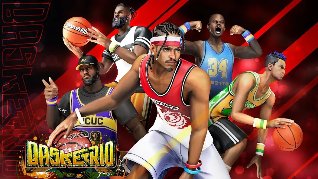 Basketrio - Allstar Streetball (Баскетрио) [МОД: Все открыто, Дополнительные деньги и Меню MOD] Screenshot 1