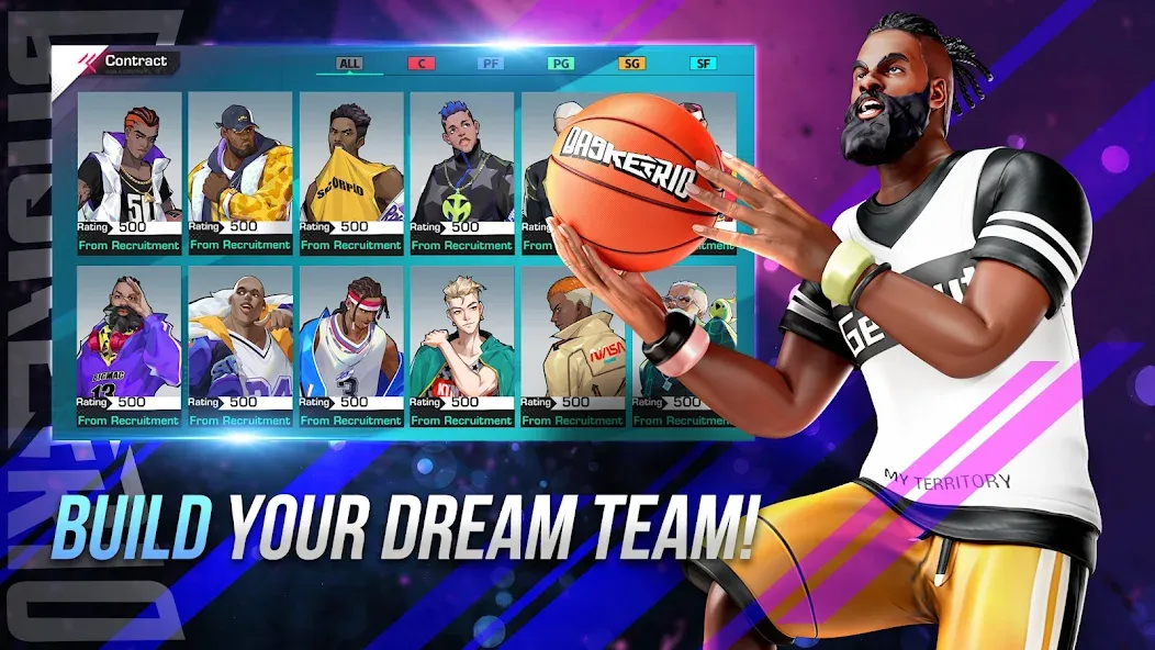Basketrio - Allstar Streetball (Баскетрио) [МОД: Все открыто, Дополнительные деньги и Меню MOD] Screenshot 3
