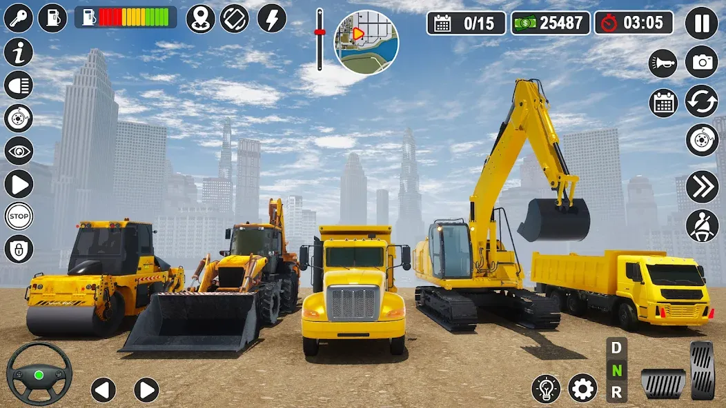 Construction Games Simulator [МОД: Меню, Бесконечные монеты и Открытые уровни] Screenshot 3