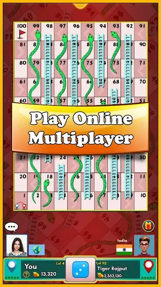Snakes and Ladders King (Снейкс энд Ладдерс Кинг) [МОД: Бесконечные деньги, Монеты и Мега MOD] Screenshot 1