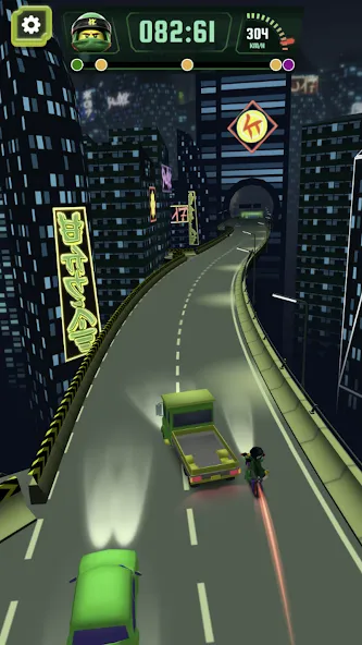 Go Ninja Moto Race (Го Ниндзя Мото Гонка) [МОД: Все открыто, Дополнительные деньги и Меню MOD] Screenshot 3